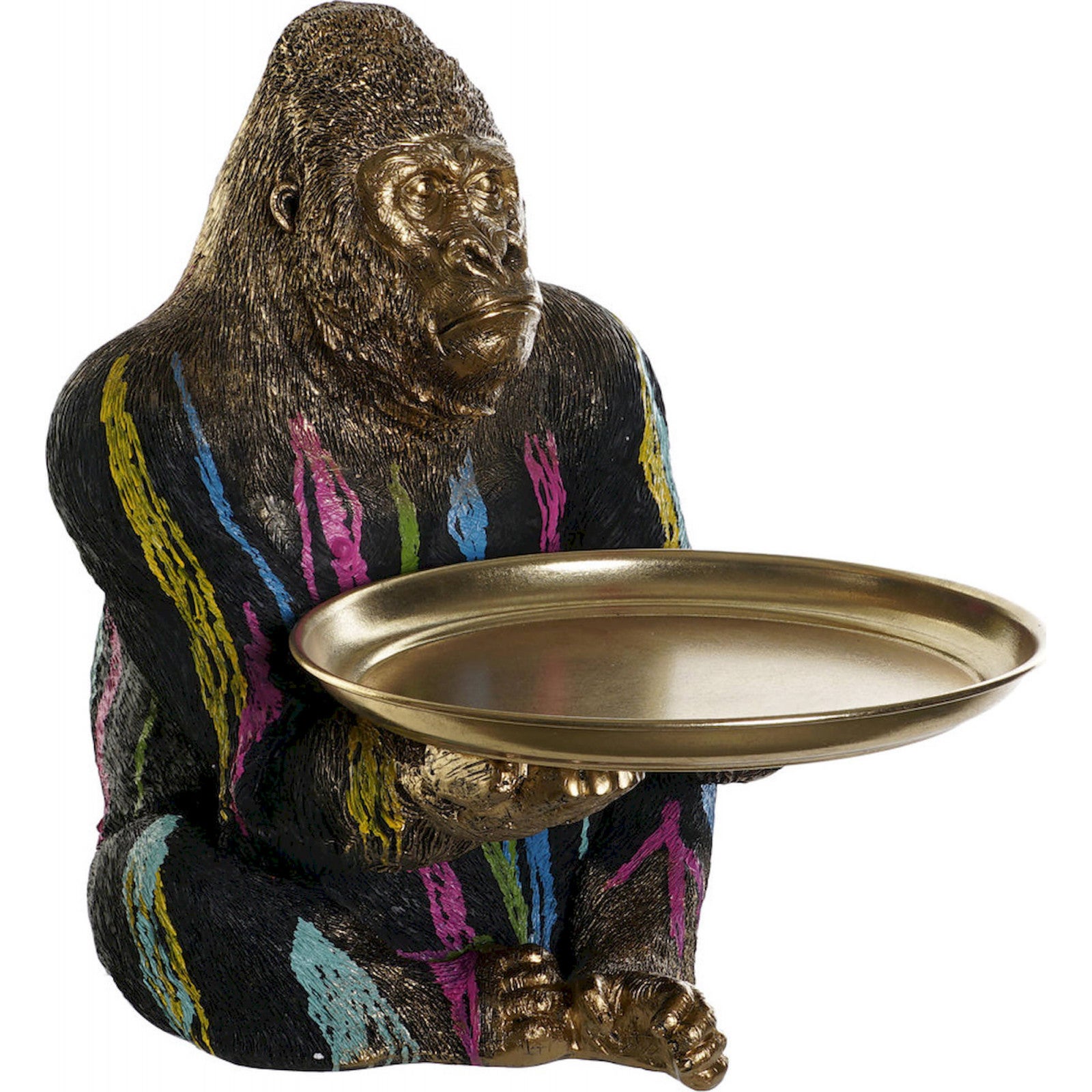 Vide-poche Déco En Résine Dorée – Style Africain Fait Main – Parfait Pour Ton Intérieur