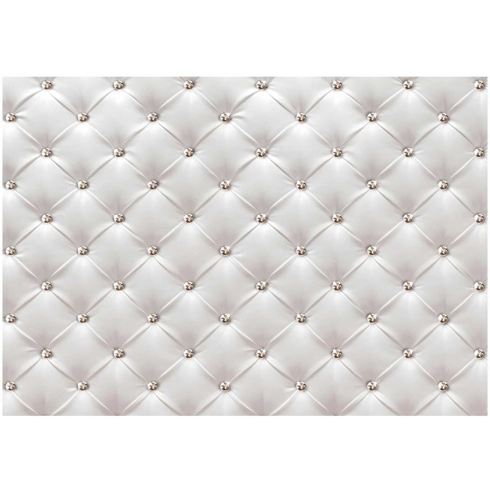 Papier peint adhésif Élégance blanche - 147 x 105 cm - 2