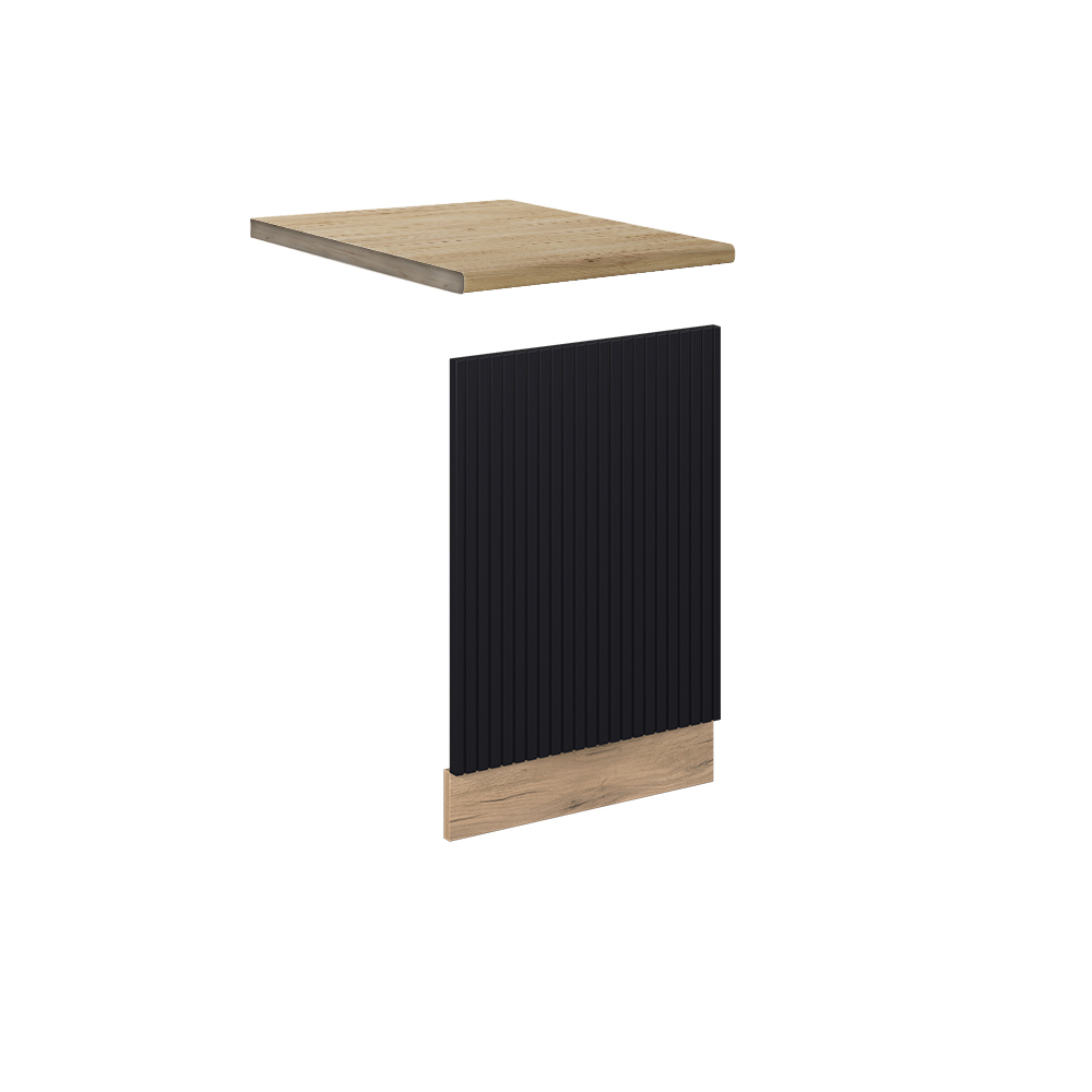 Vicco Panel przedni Fame-Line, Czarne paski, 45 cm , BP Dąb