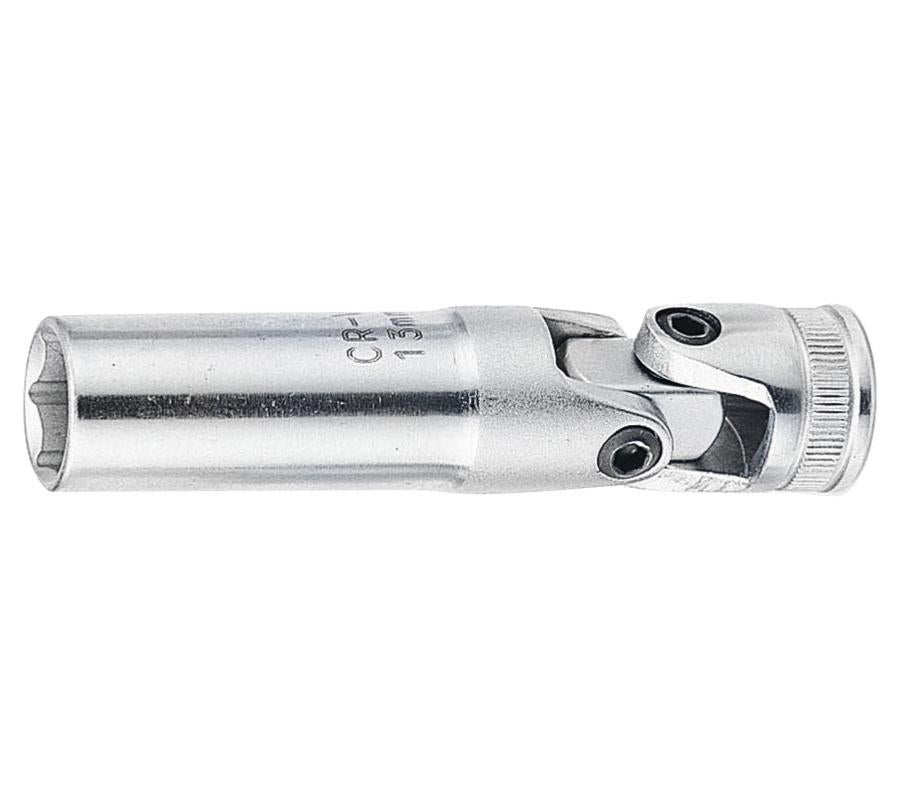 KS Tools 917.3949 – Douille Articulée 6 Pans Classic 3/8" 18 Mm – Système FlankTraction – Chrome Vanadium – Finition Satinée