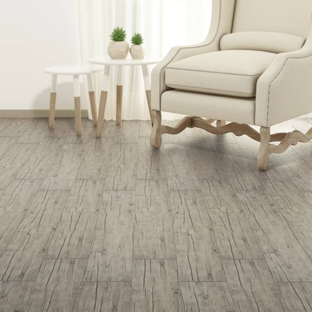 Vidaxl lamas para suelo autoadhesivas pvc roble lavado 5,21 m² 2 mm