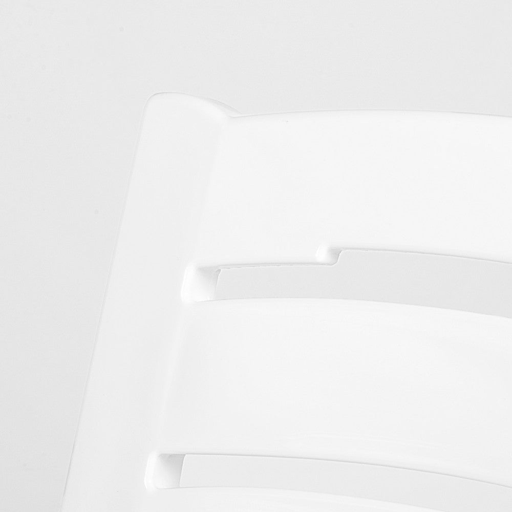 Chaise de jardin pliable sans coussin Aktive Beach Blanc - 3