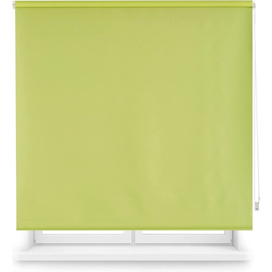 Blindecor | estor enrollable opaco liso - medidas estor: 120x230 - medidas tela estor: 117x225 - estor verde