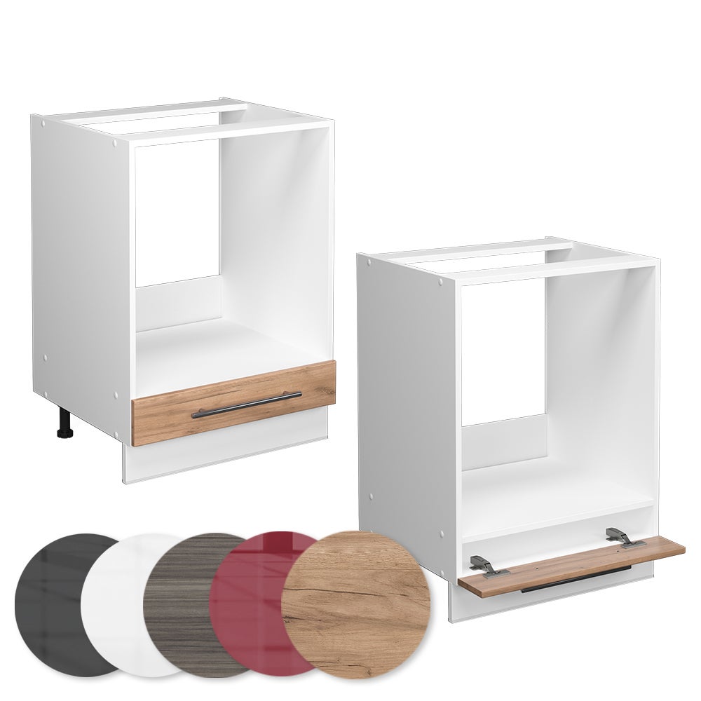 Vicco Meuble pour four Fame-Line, Chêne de force doré, 60cm sans PT - 5