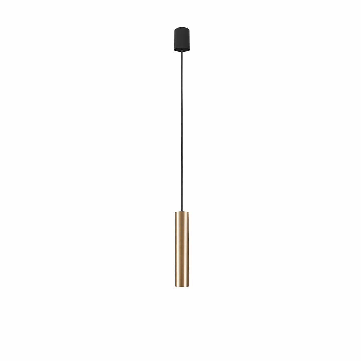 Lampa wisząca Baton mosiądz 1xE27x10W tuba wym: 130 x 5,5 x 5,5 cm mosiądz Nowodvorski Lighting