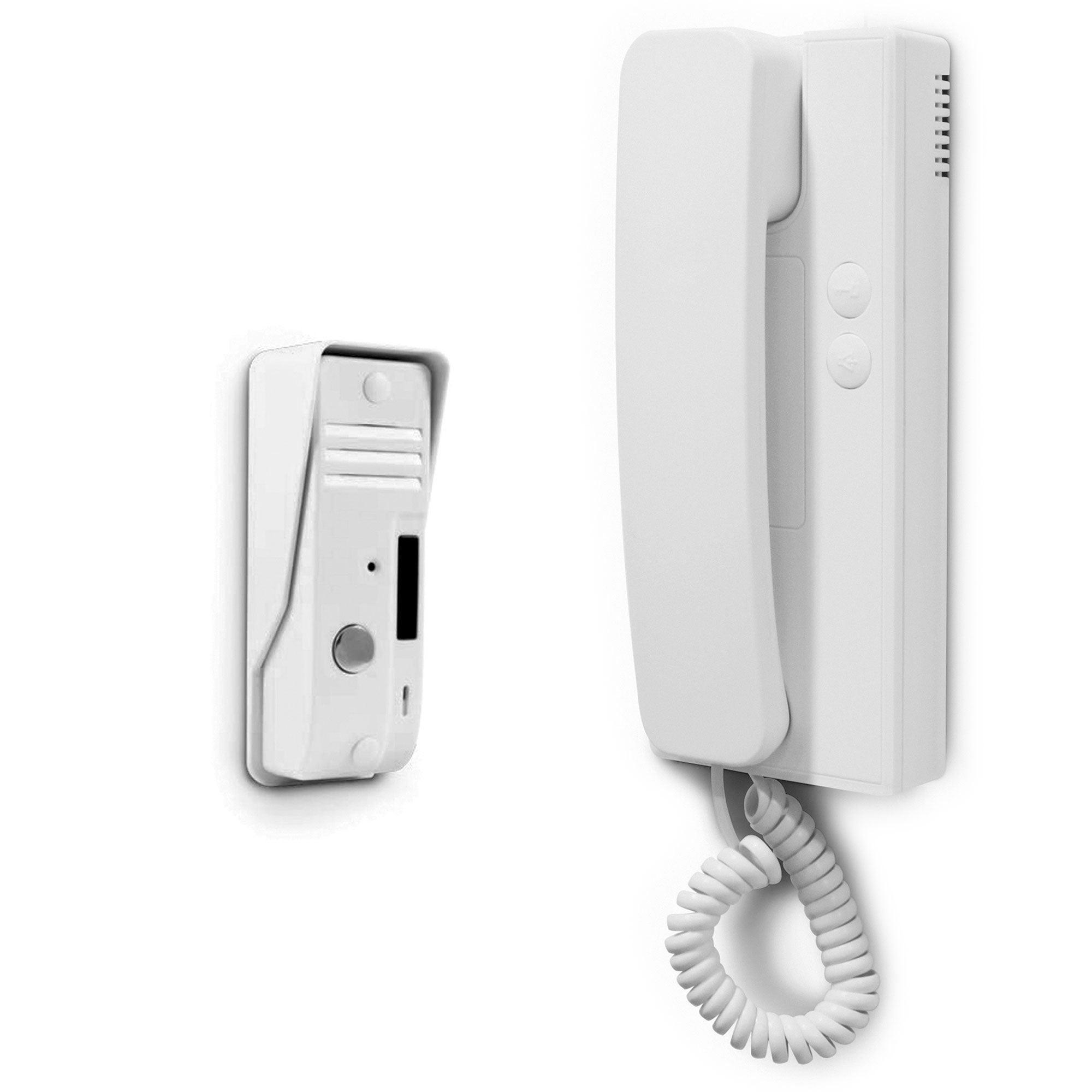 Interphone et sa platine de rue sur 2 fils, double commande portail/portillon - Avidsen - 112110 - 3