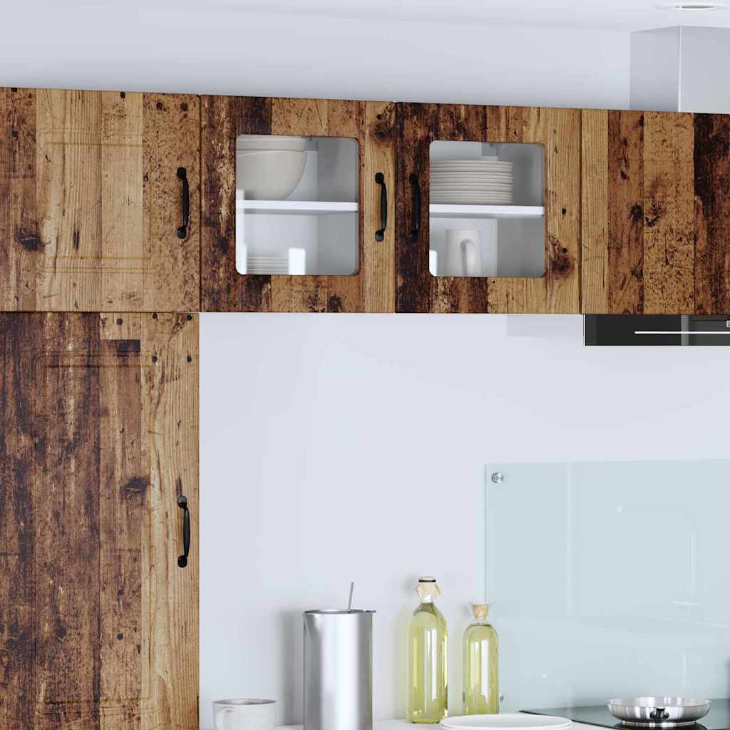 Armario de cocina mural | mueble de cocina madera vieja 40 x 31 x 40 cm