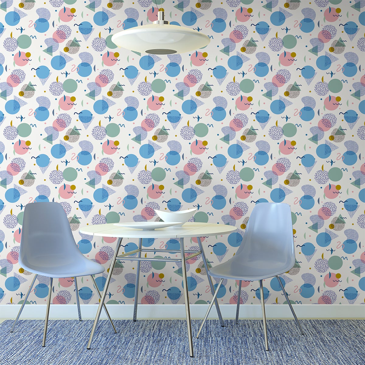 Adesivo arazzo scandinavo Danemark - Sticker adesivo - adesivi murali - 40x40cm - 4