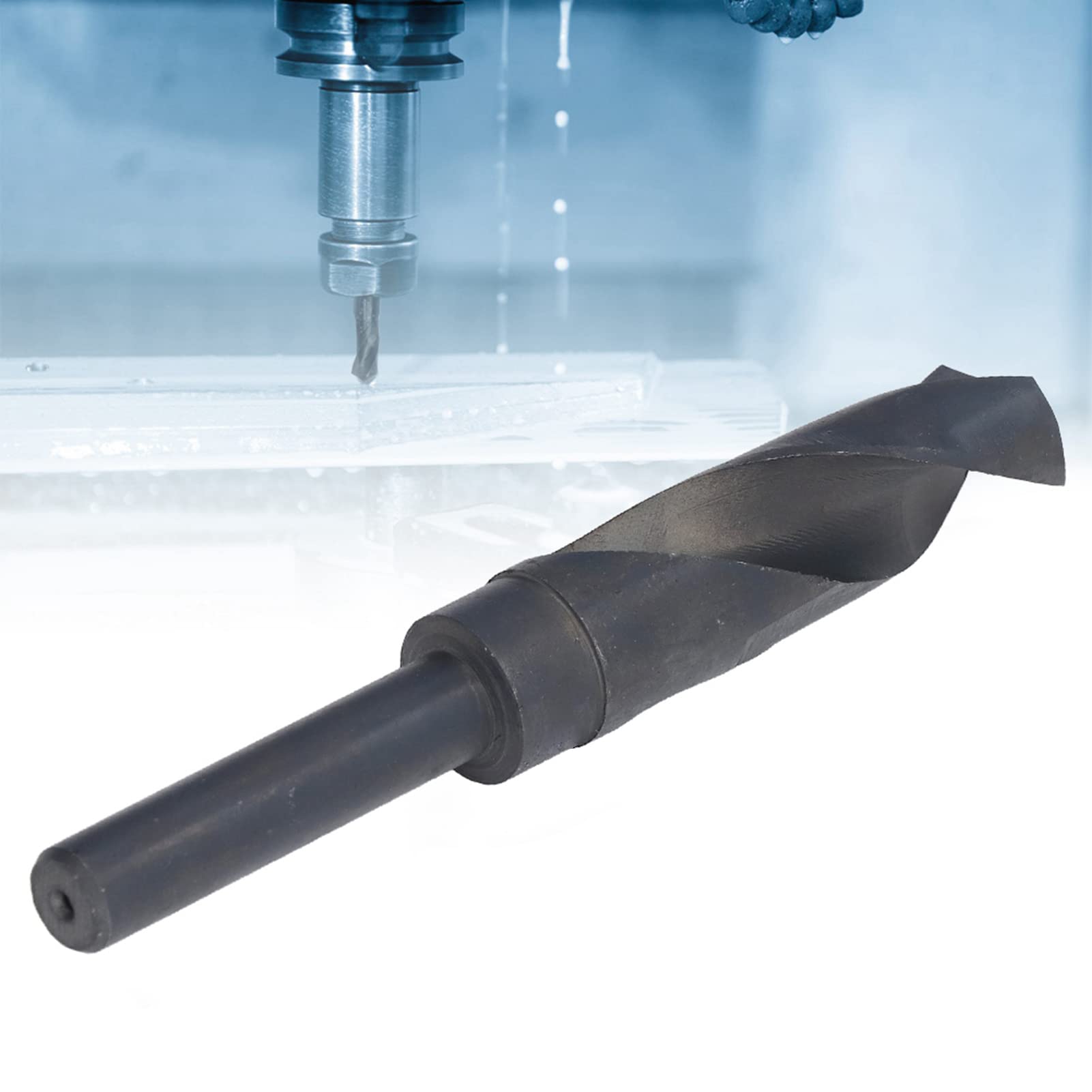 Foret hélicoïdal de 22 mm en acier rapide à 118 degrés avec petite tige de 1/2 po - 2