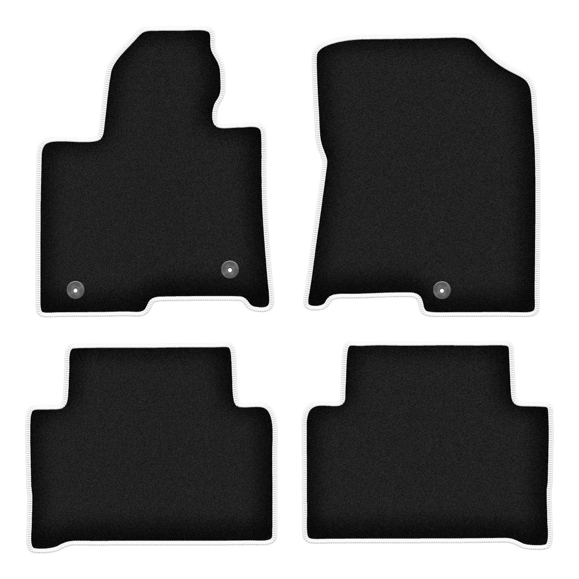 Kit Tappetini Auto Su Misura Per Kia Sorento Diesel 5 Posti 2020-2025 – Moquette Premium Con Ricamo E Battitacco, Made In Italy