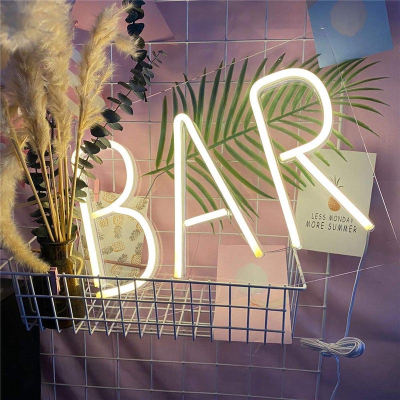 Fivtsme Enseigne Lumineuse Bar Open, Panneaux Lumineux LED, Lumière pour Enseignes au Néon, LED Panneaux Lumineux Mur au Néon, Alimenté par USB Panneaux Lumineux Néon pour Chambre Bar Club Fivtsme Enseigne Lumineuse Bar Open, Panneaux Lumineux LED, Lumière pour Enseignes au Néon, LED Panneaux Lumineux Mur au Néon, Alimenté par USB Panneaux Lumineux Néon pour Chambre Bar Club