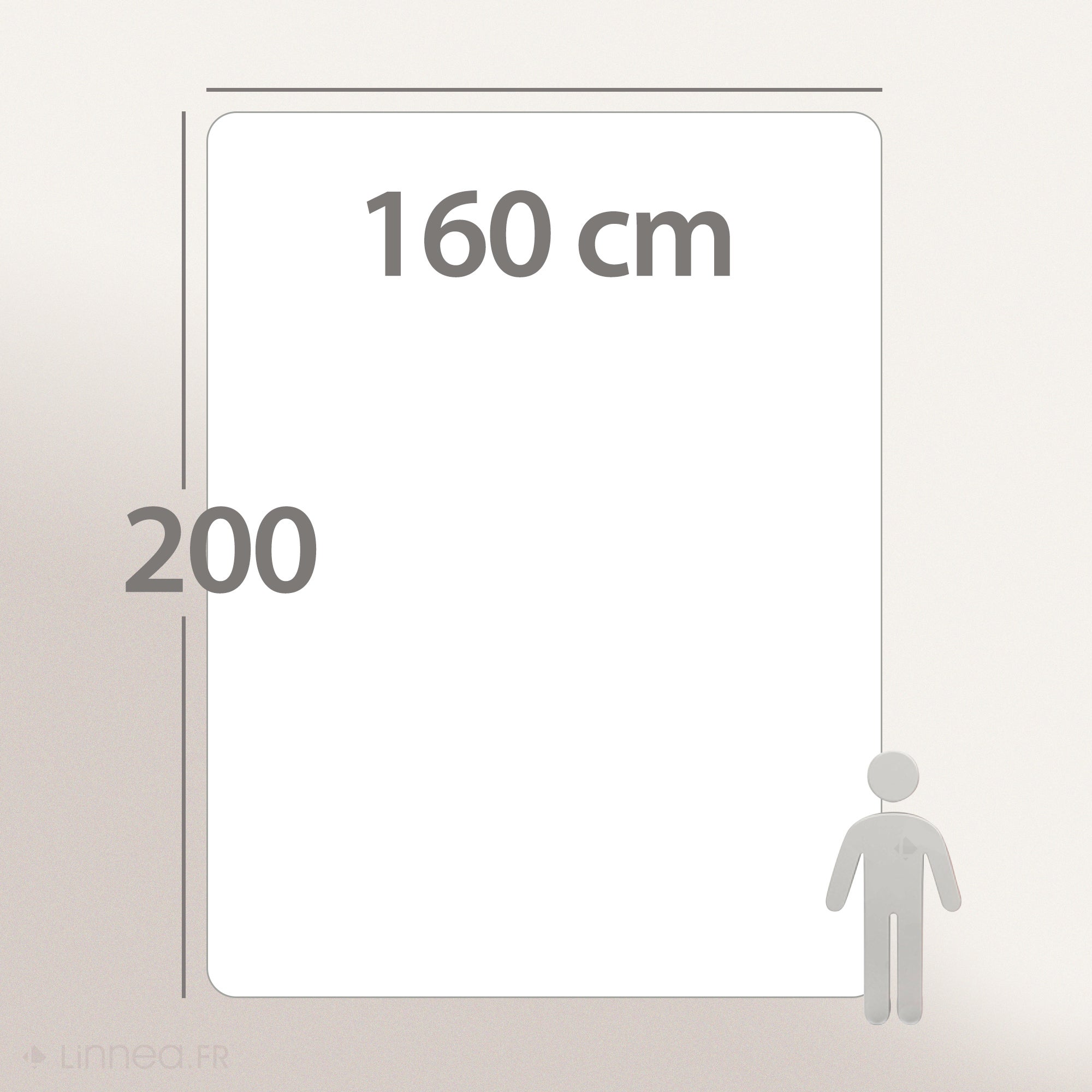 Couette 160x200 cm hiver ELSA garnissage fibre polyester 400 g/m2 - 5