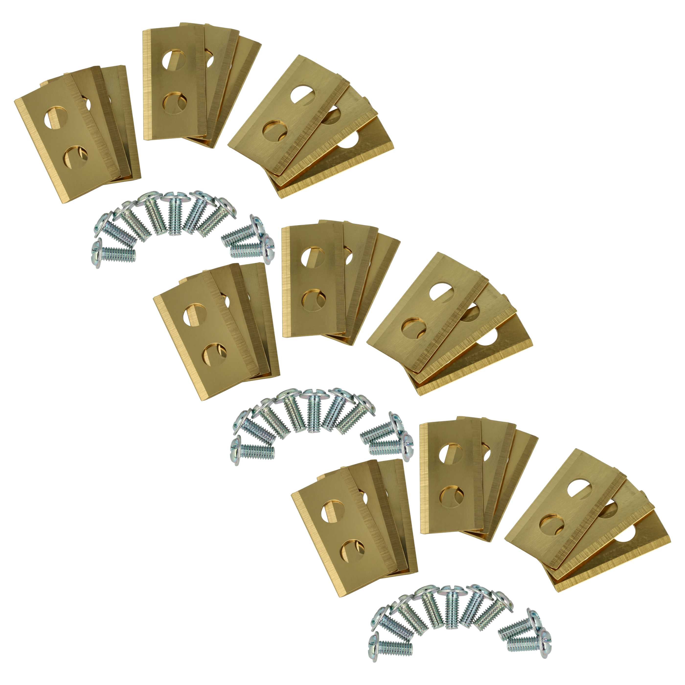 Vhbw 2x Lames Compatible Avec Brill TC 102, TC 102 Hydro, TCP 102, TCP