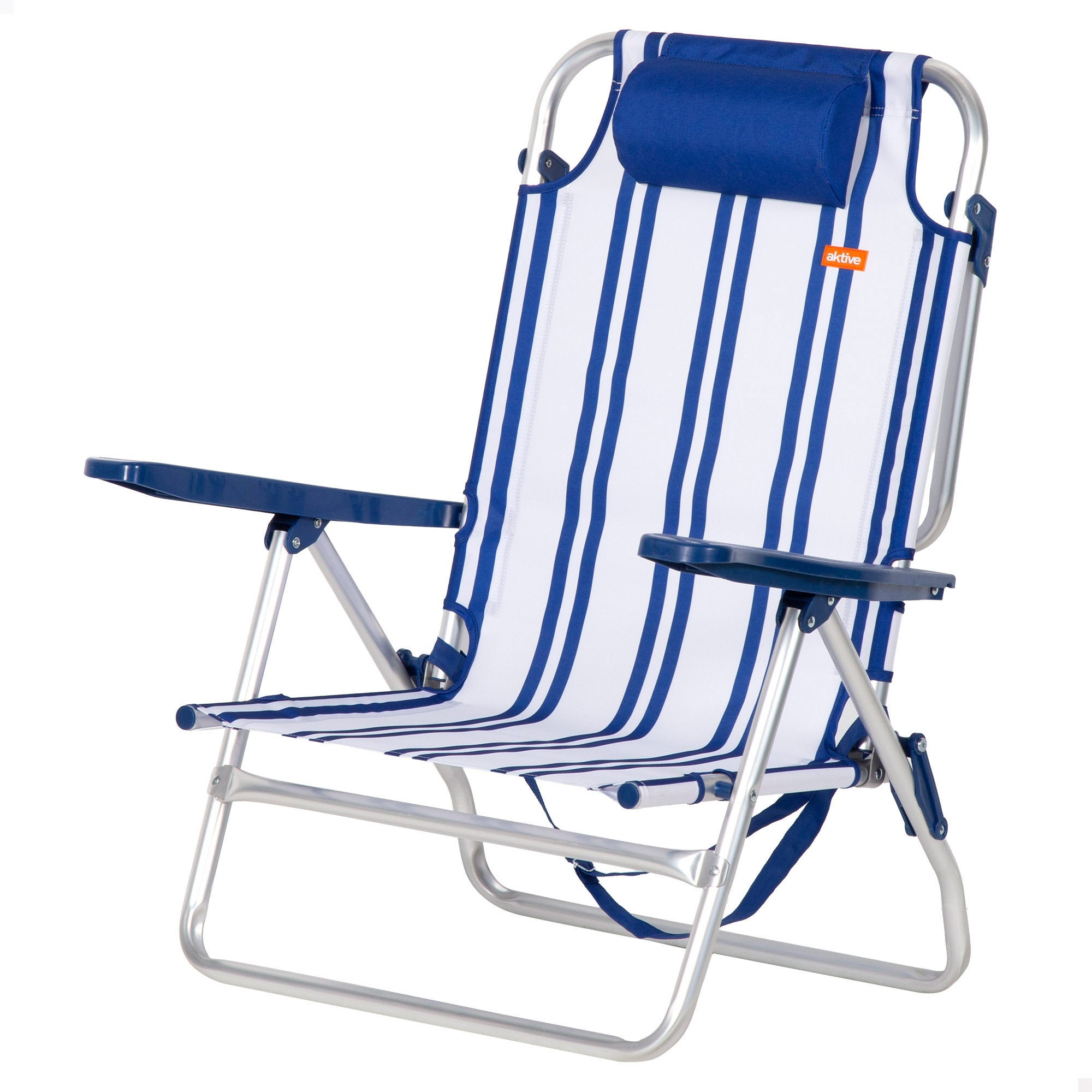 Aktive silla playa baja multiposición 48x45x83 cm marinera