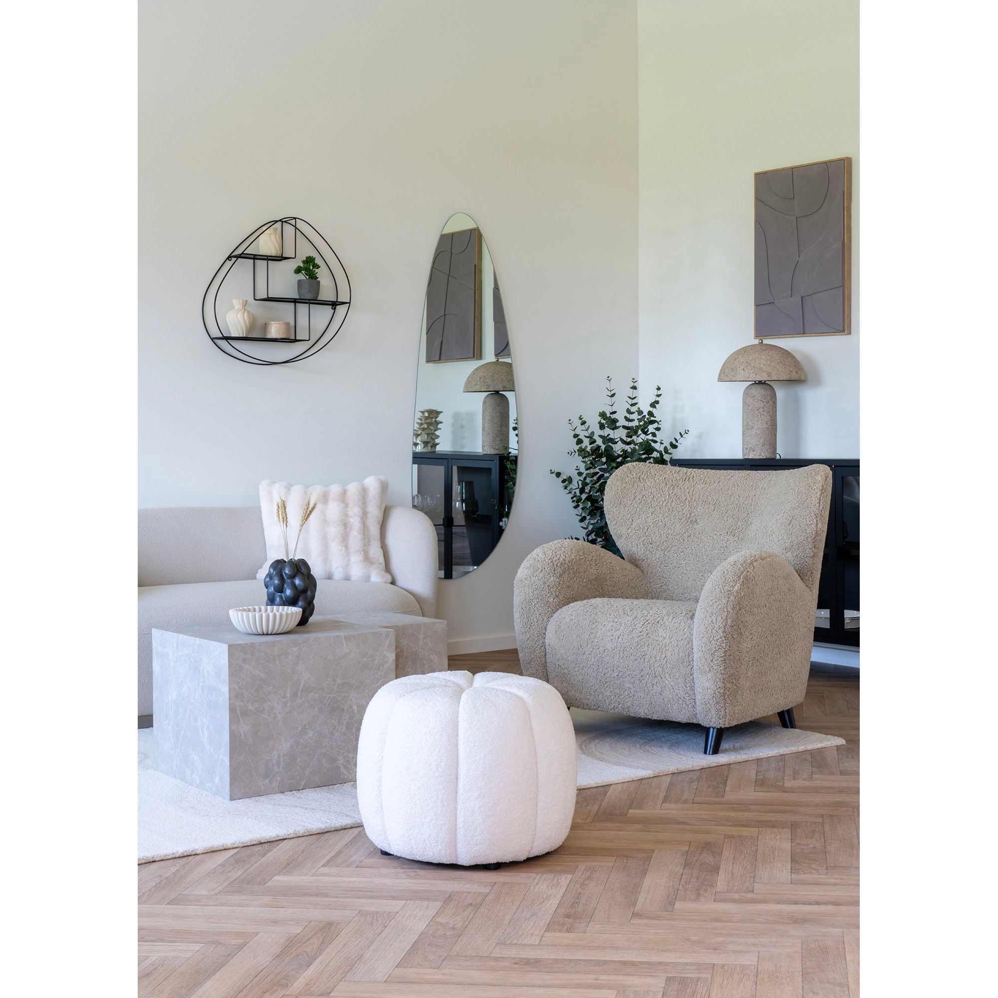 Astley Lampa stołowa 150cm przewód szary.