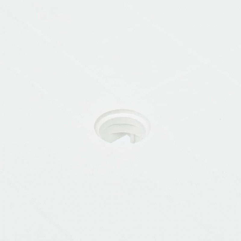 Table de jardin extérieur en résine Bow blanc 80x75 cm - 3