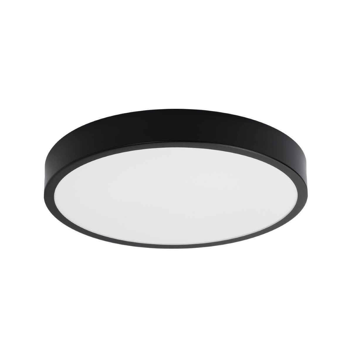 Plafon Onyx okrągły czarny LED 32W 3000K 2539lm wym: 6 x 50 cm IP20 aluminium Sollux Lighting