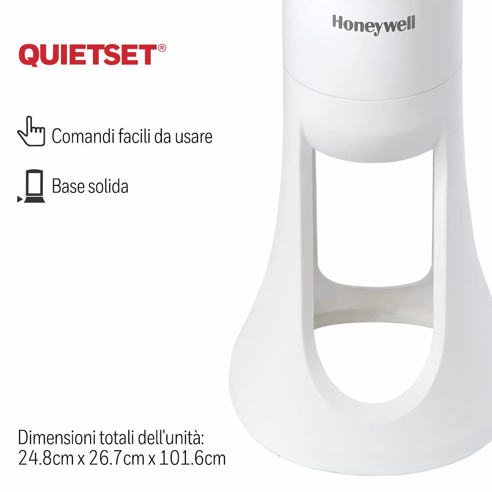 Ventilateur tour oscillant QuietSet / Télécommande / Coloris Blanc HONEYWELL - HYF260E4 - Grade B - - 6