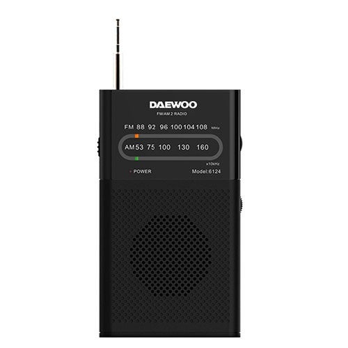 Daewoo DW1027/Radio portative noire