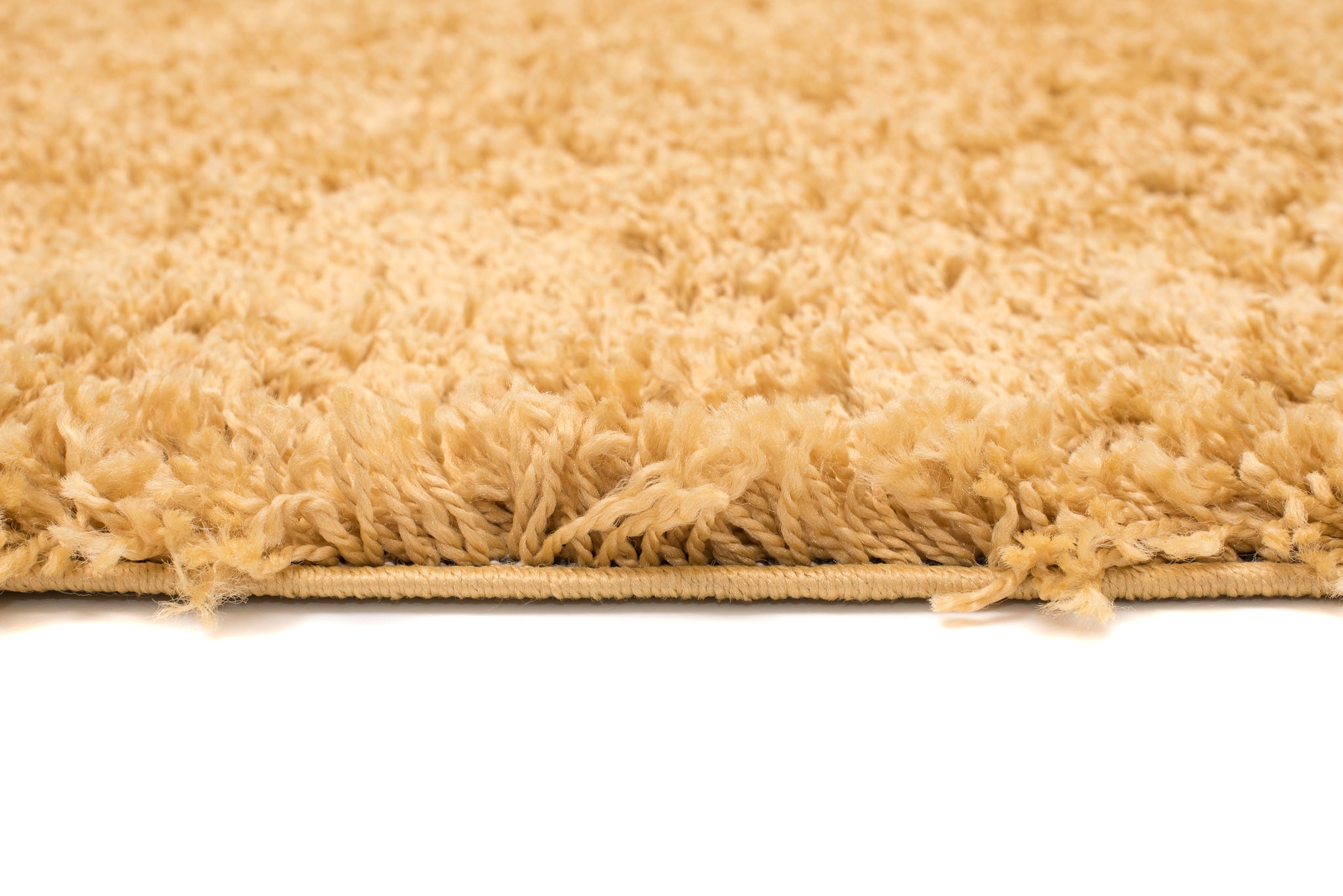 Tapiso Essence Tapis Shaggy Poil Long Moderne Moutarde Jaune Uni Salon Chambre Ado Enfant Moelleux Super Doux OEKO-TEX 120 x 170 cm - 5