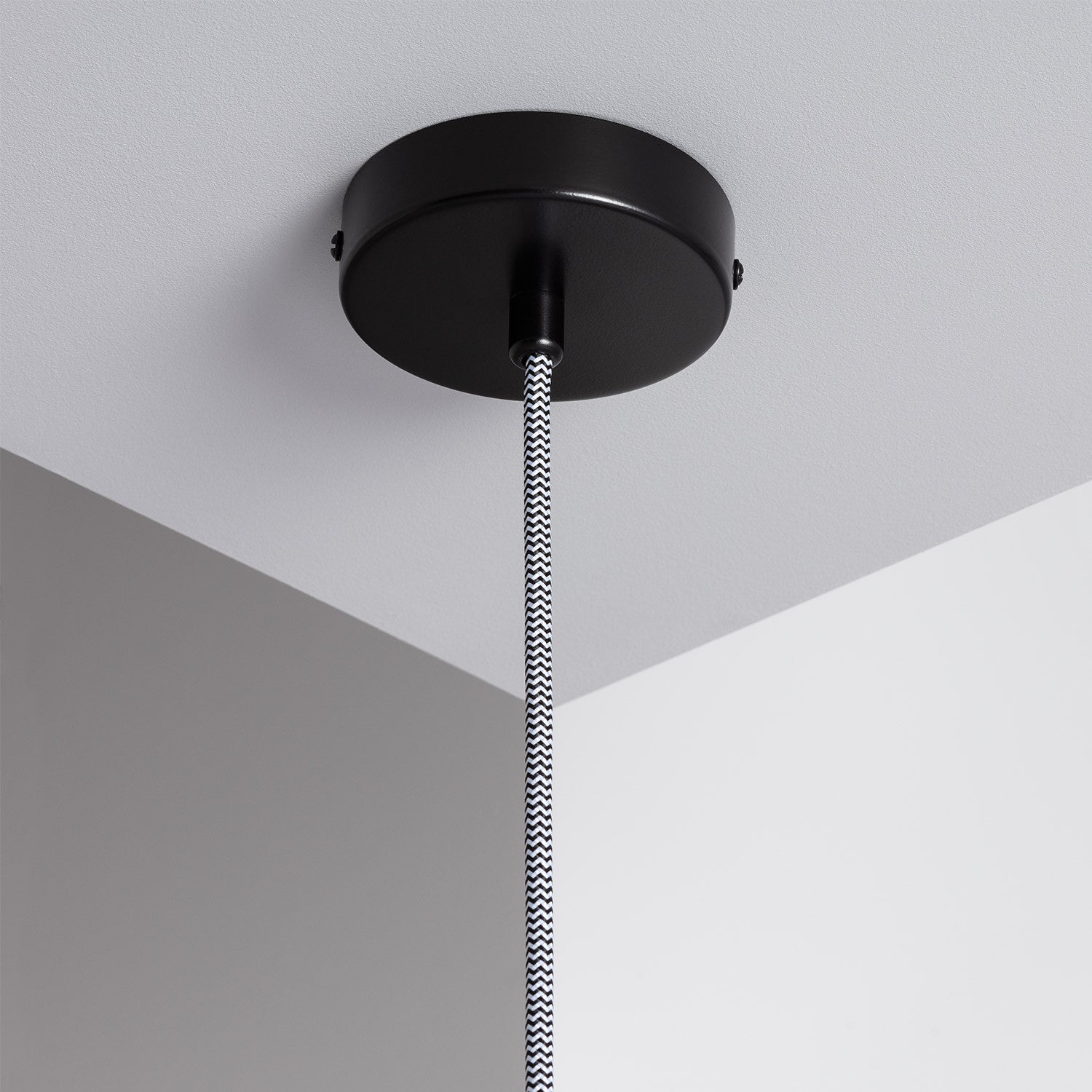 Lustre Suspension Verre Vaca, Noir, Verre,Métal, E27, IP20, 1800 mm x Ø250 mm - 7