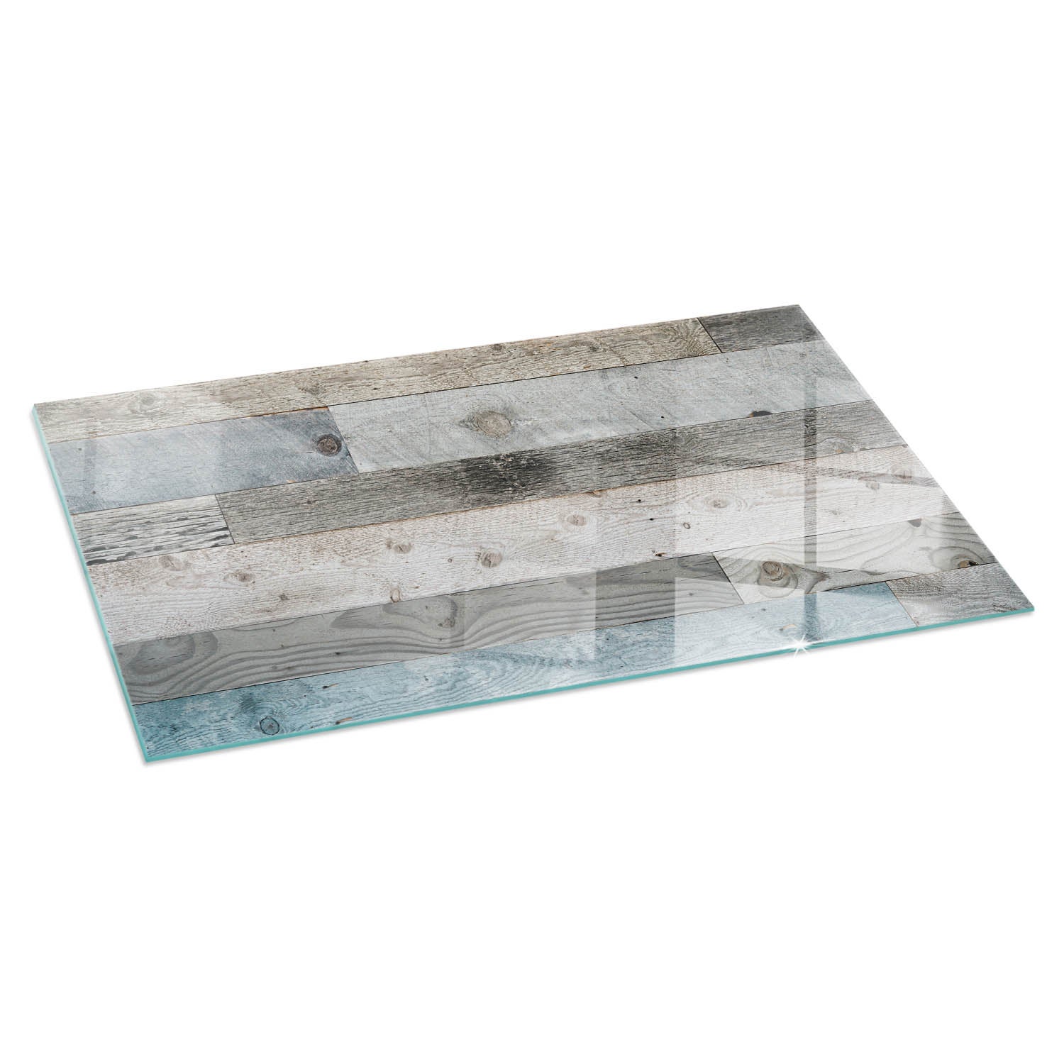 Szkło ochronne żaroodporne pod kominek - 120x60 cm - Deski w różnych odcieniach - TULUP