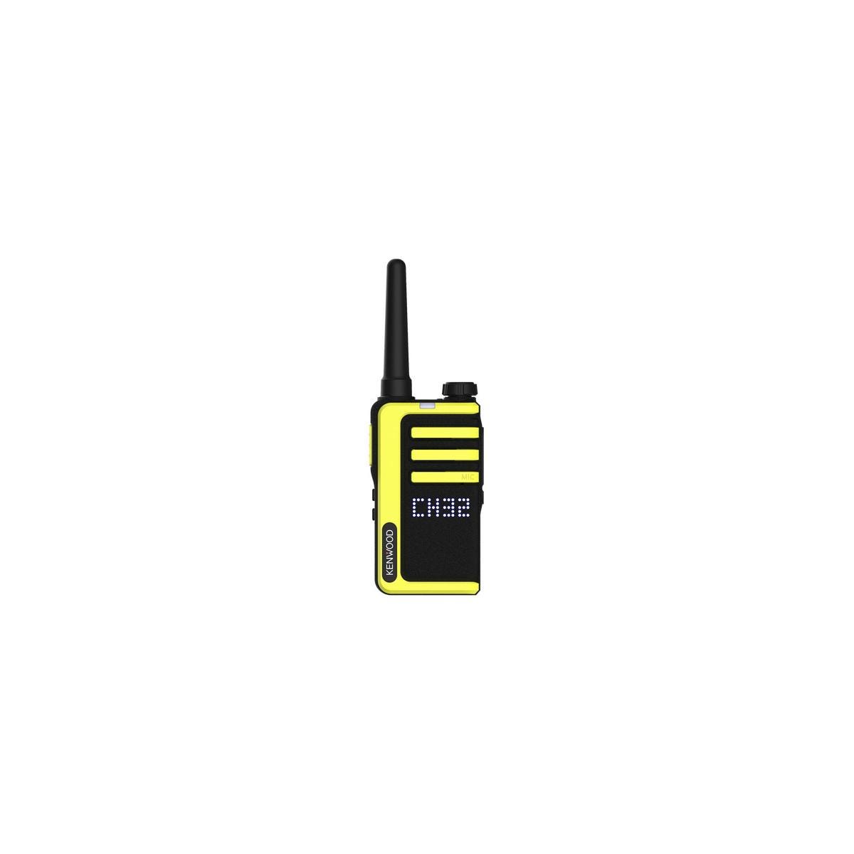 Walkie-Talkie Kenwood UBZ-LJ9SET - Senza Licenza, 6 Km Di Portata, 32 Canali, Ricarica USB-C, Giallo/Nero - Foto 11