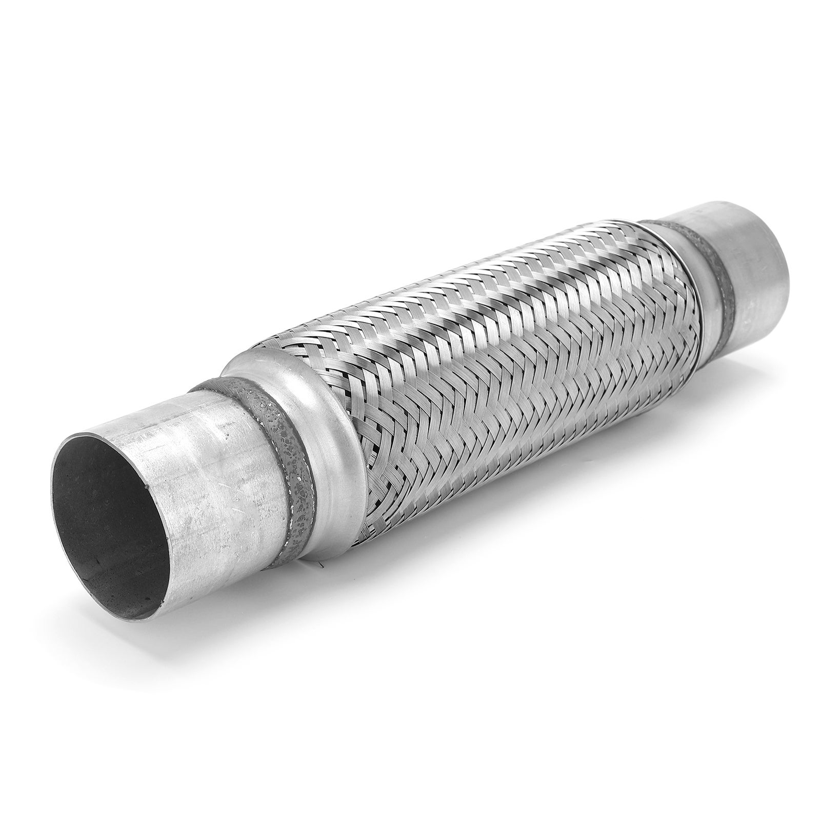 Tuyau D'échappement Flexible Tressé Inox - 45x200mm | Pour Voiture SUV Bus Camion