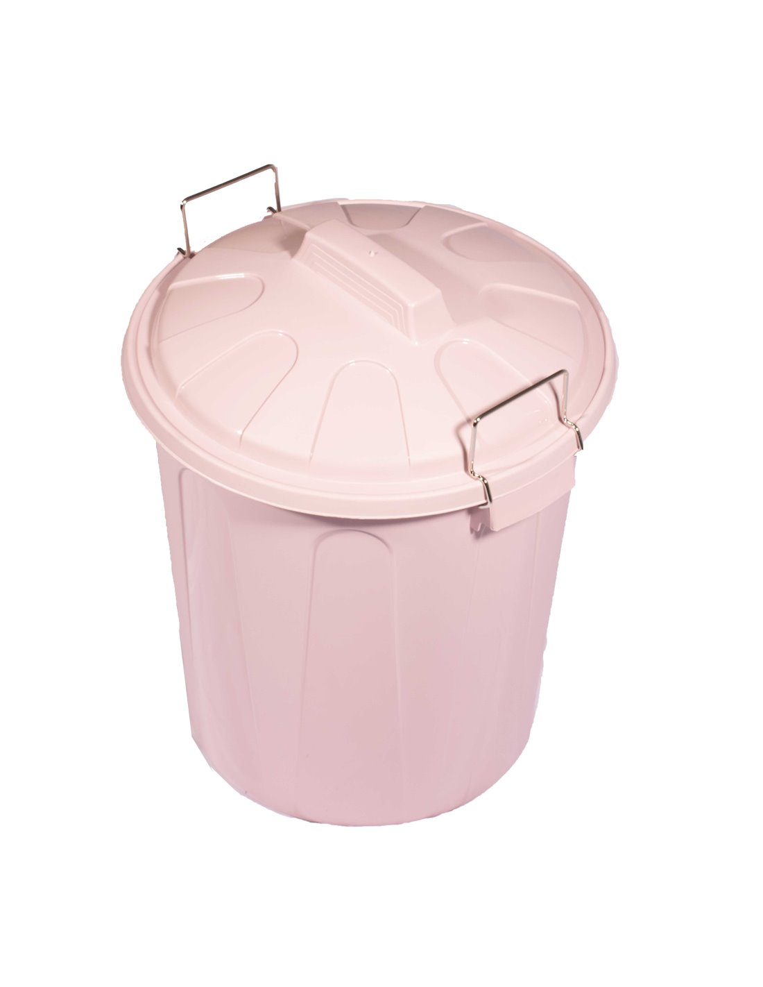 Cubo Basura de plastico con Tapadera Cubo almacenaje y reciclar 21 litros Rosa Leroy Merlin