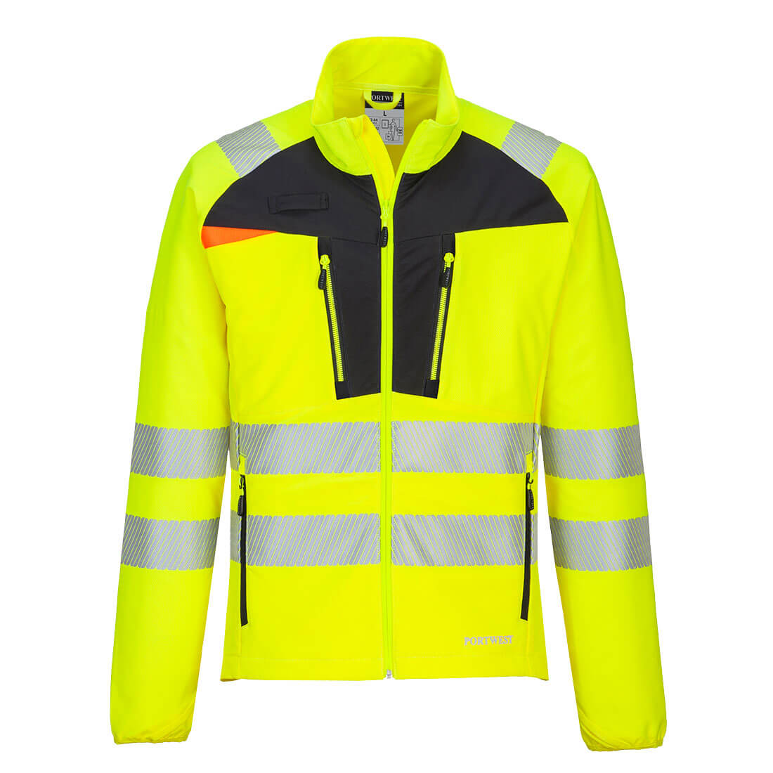Portwest - Sous-vêtement technique stretch léger et respirant coupe slim fit DX4 haute visibilité classe 2 - Orange / Noir - XL - 3