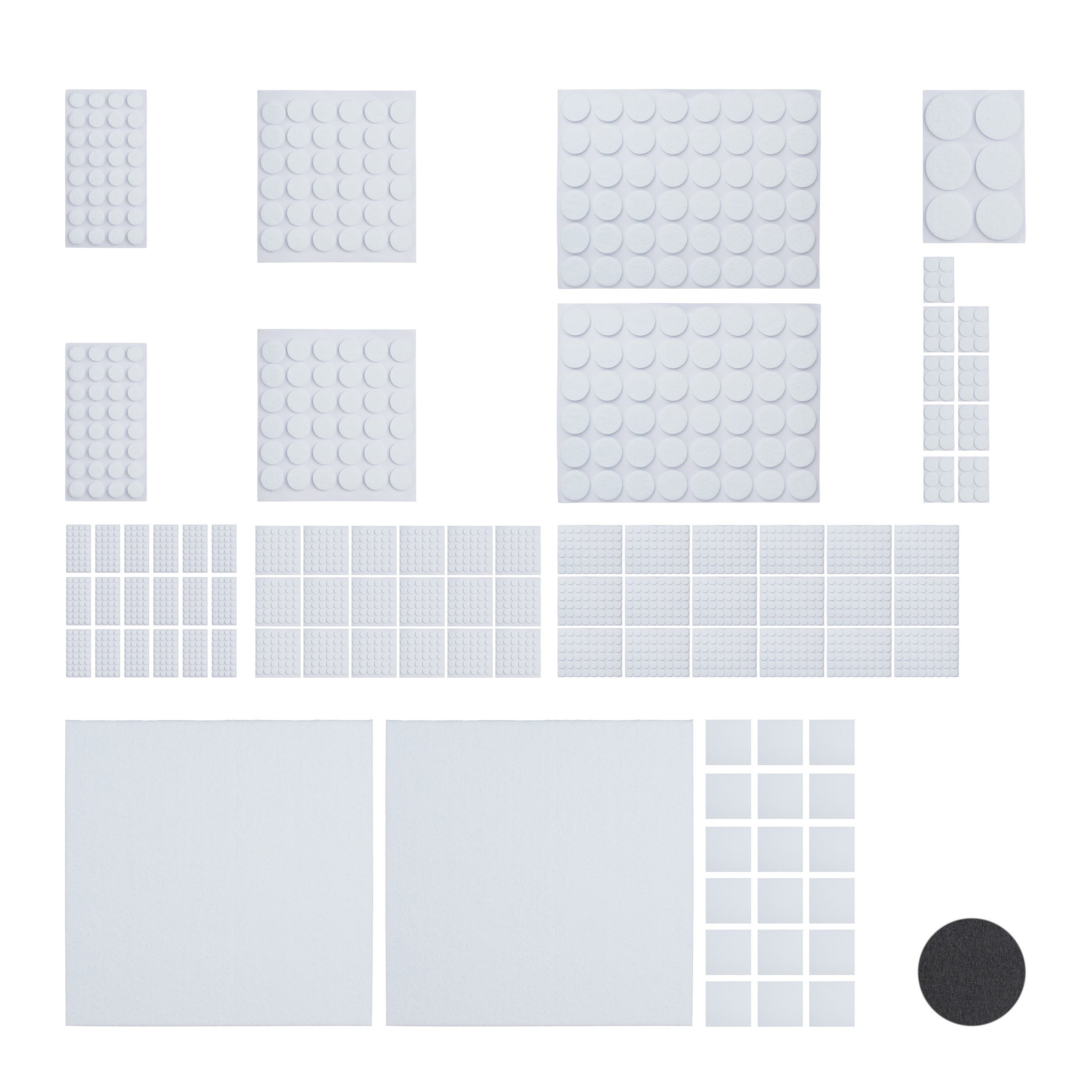 Lot De 10 Feuilles De Feutre Blanc 28,5x18x0,1 Cm – Tissu Doux En Non-Tissé, Pour Loisirs Créatifs, Scrapbooking, Couture, Déco Maison