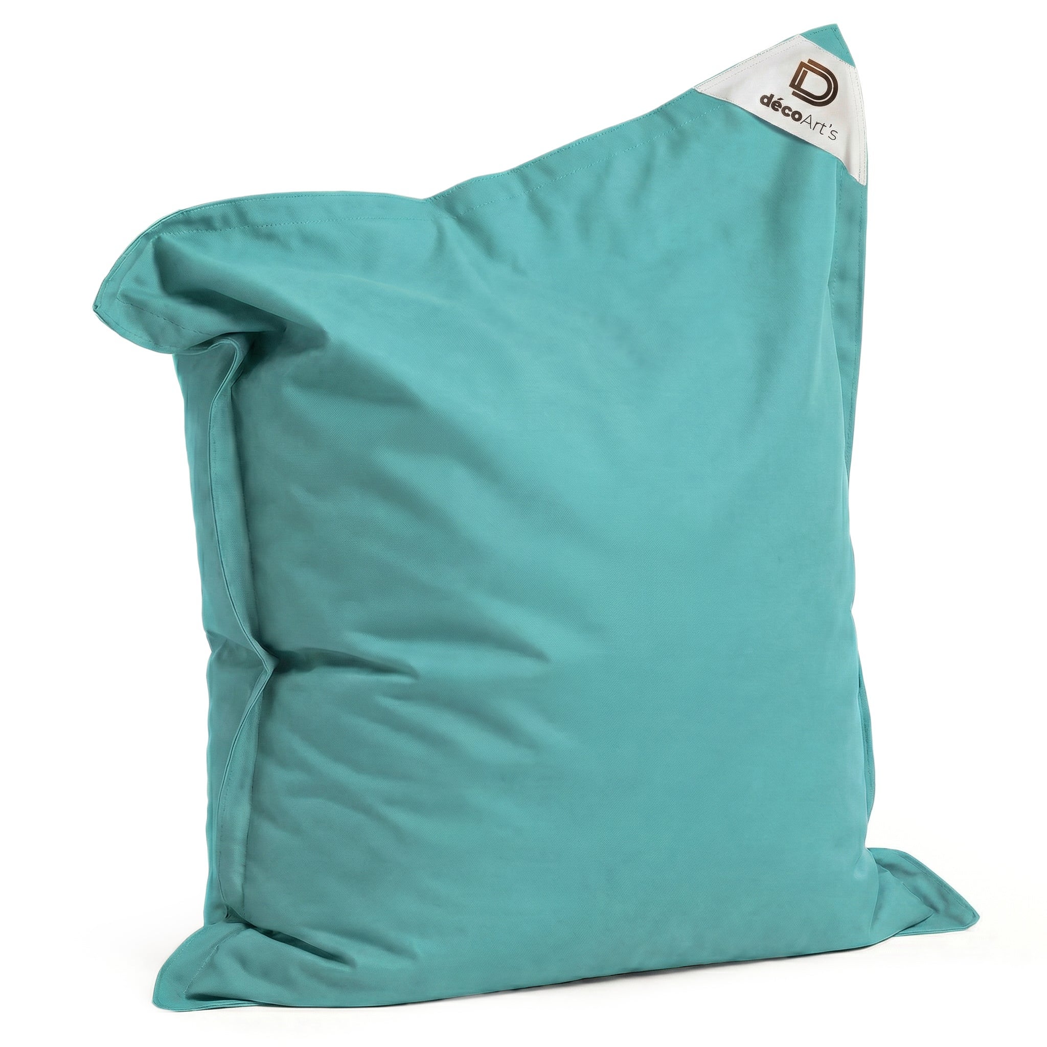 Housse pour Pouf Géant XXL 180x140cm Intérieur et Extérieur - Bleu Caraïbes - 7