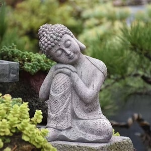 Statua In Miniatura Per Giardino Delle Fatine | Rana Su Pietra, In Resina Dipinta A Mano, H 5,7 Cm, Terrario