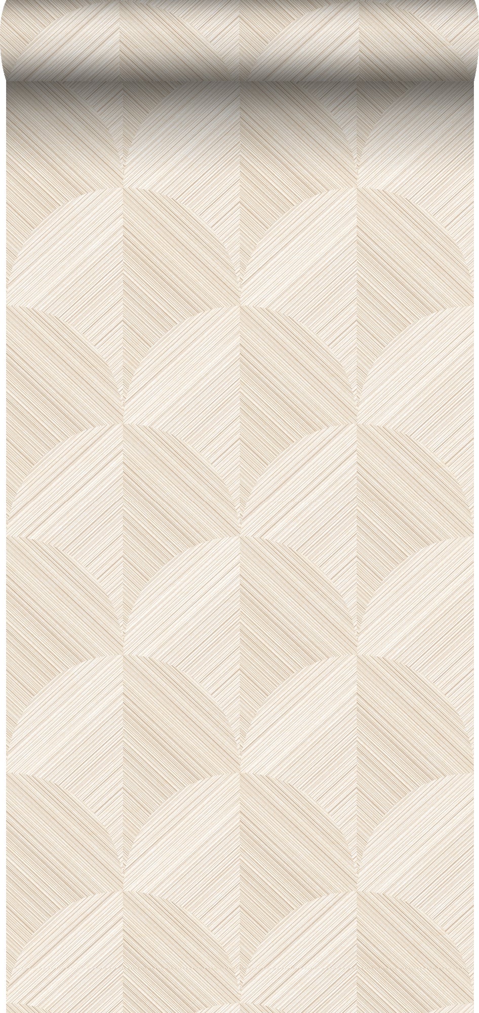 Papel pintado diseño 3d beige claro - 0.53 x 10.05 m - origin wallcoverings