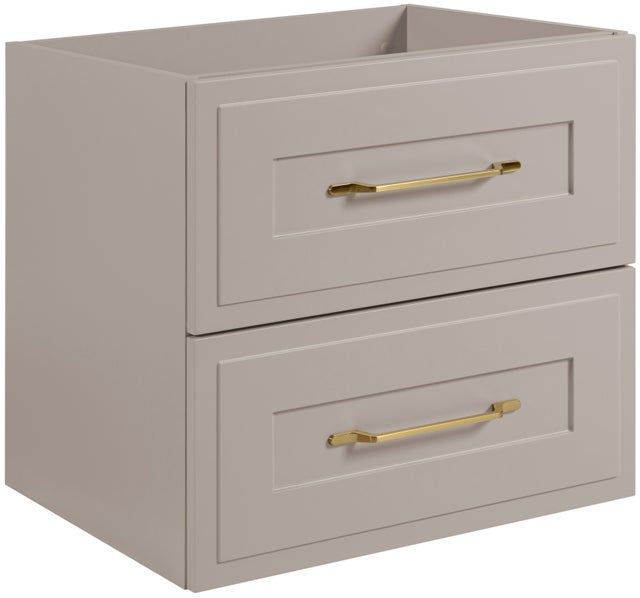 Meuble suspendu sous lavabo CLASSIC cachemire 60 cm