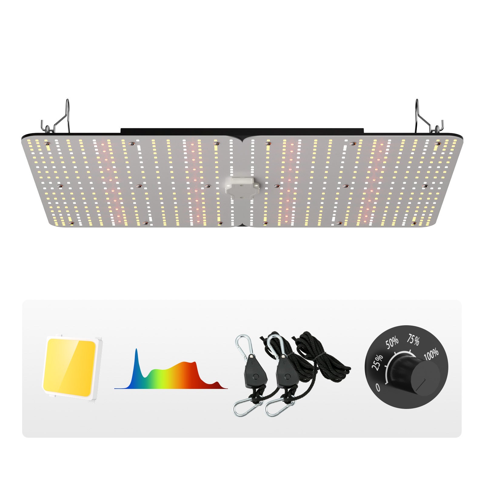 300W LED lampa do roślin światło do roślin profesjonalne pełne spektrum światła do roślin VEVOR