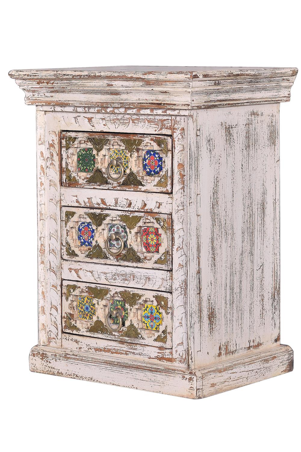 Mesa De Centro 60x43x60 Cm Mesa De Centro De Madera Maciza / Metal De Acacia | Mesa De Salón De Diseño Redonda | Mesa De Centro Maciza | Pequeña Mesa De Estar