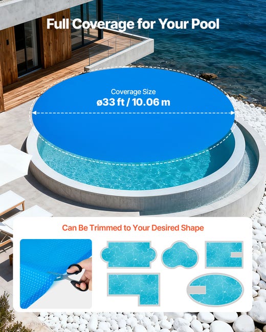 Copertura Solare per Piscina Rotonda 244 cm INTEX Copertura Solare per Piscina Rotonda 244 cm INTEX