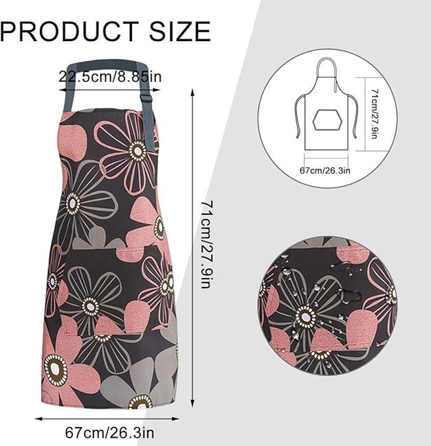 Grembiule da cucina da donna, con tasche grandi, grembiule da giardinaggio da donna, grembiuli da chef da donna, grembiule da cameriere, regolabile, c | Leroy Merlin Grembiule da cucina da donna, con tasche grandi, grembiule da giardinaggio da donna, grembiuli da chef da donna, grembiule da cameriere, regolabile, c | Leroy Merlin