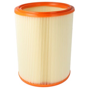 Vhbw Filtro A Pieghe Rotondo Per Aspirapolvere WAP Aero 400, 440, 600, 640, 800A, 840 – Altezza 140 Mm, Diametro 186 Mm – Sostituisce Nilsfik 107402338