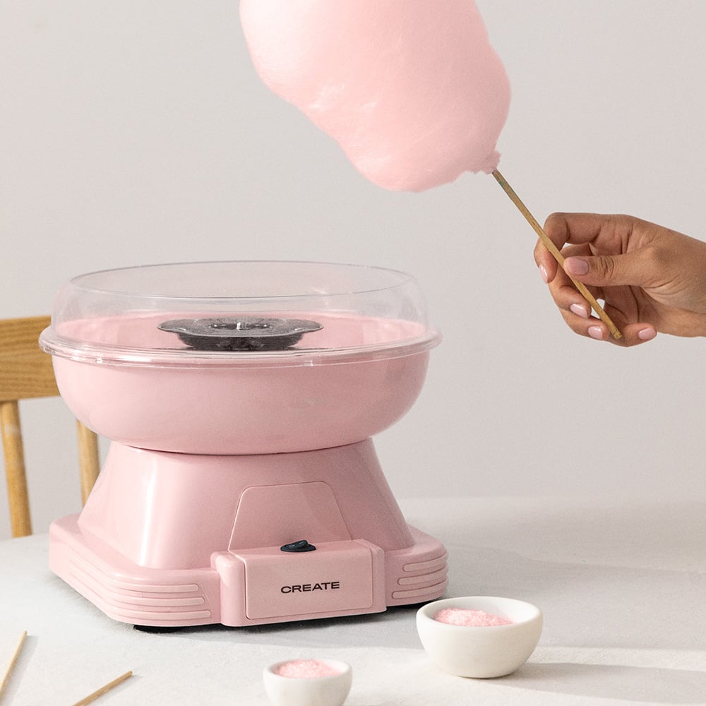 Cotton zucchero filato in inglese Macchina per zucchero filato Cotton Candy Party Time Ariete 2973 Celeste