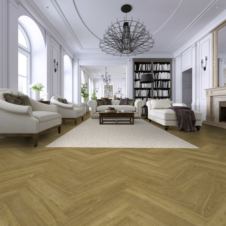 Dalle PVC autoplombante sous-couche intégrée effet terrazzo felizia ocre GERFLOR Senso Unik - 7