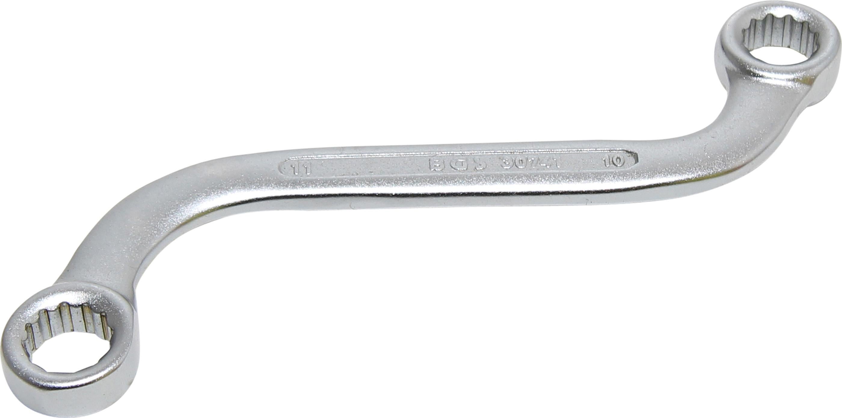 BGS forma chiave a doppio anello, 10 x 11 mm, 1 pezzo a S, 30741