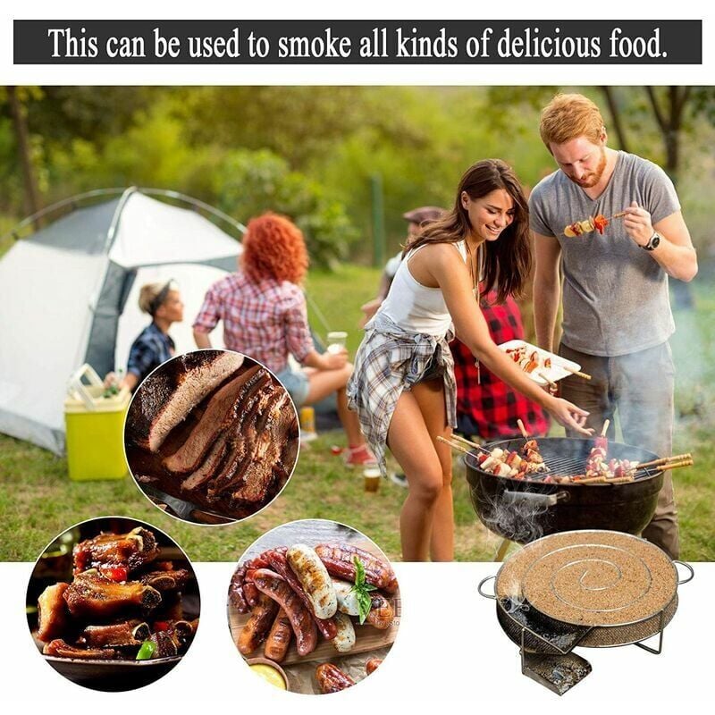 Générateur de Fumée Froide pour Fumoir Fumage Viande Poisson Grille Barbecue, - 4