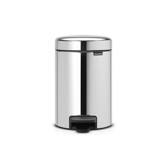 Poubelle à pédale 3l brilliant steel - Brabantia 113147