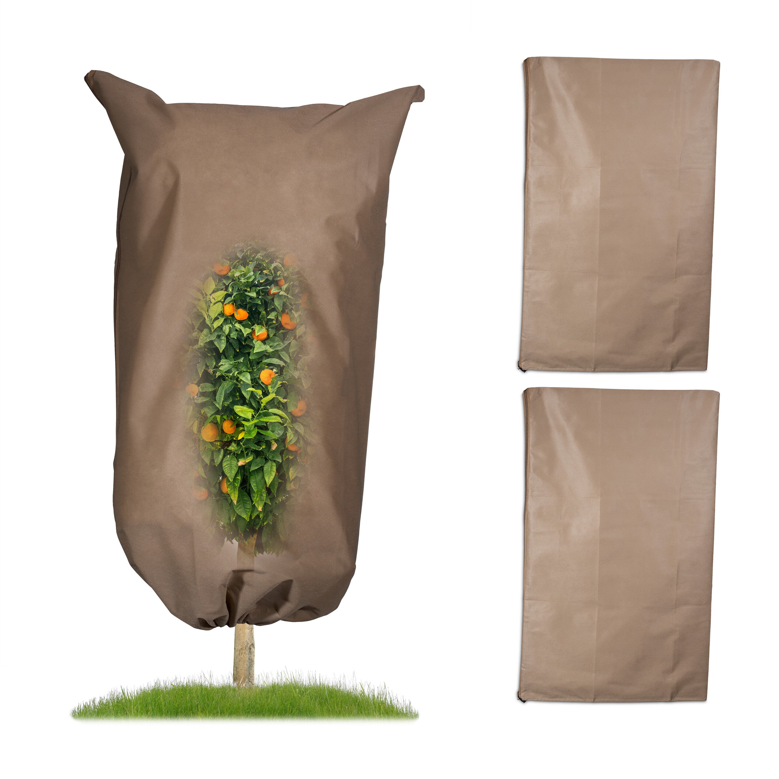 Lot De 2 Voiles D'hivernage Pour Plantes - Protection Racinaire Pour Palmier, Olivier (30x100cm) - 2