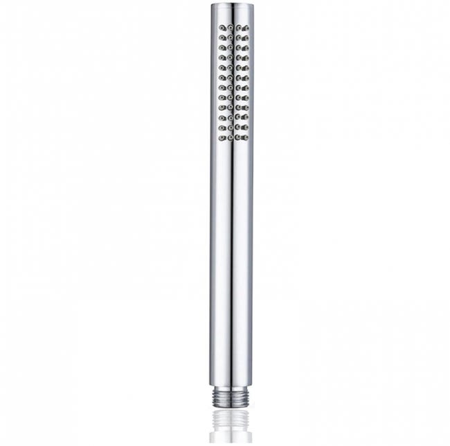 Głowica prysznica ręcznego z mosiądzu, głowica prysznica wysokociśnieniowego z zabezpieczeniem przed osadzaniem się kamienia, styl L, wykończenie w k