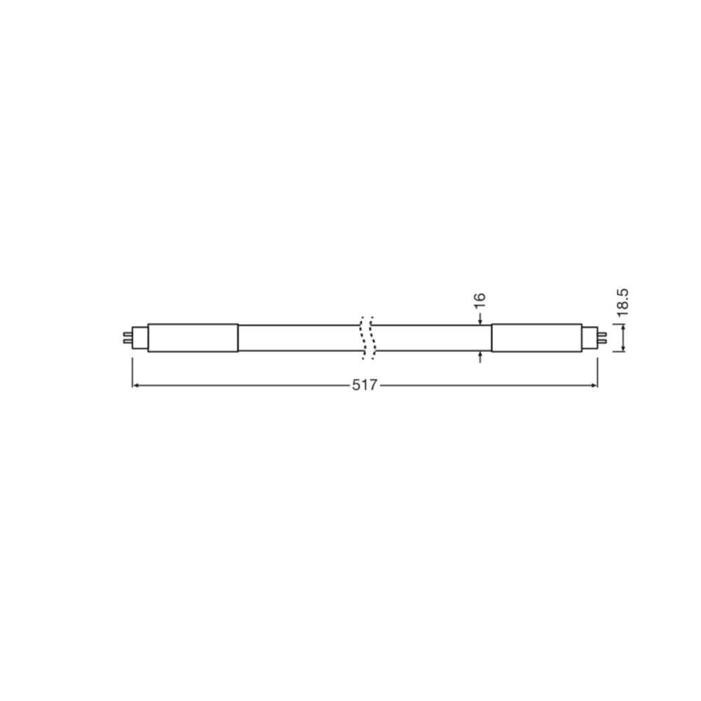 Tubo LED T5 Ledvance G5 7W 850Lm 4000K 190º IP20 | Leroy Merlin