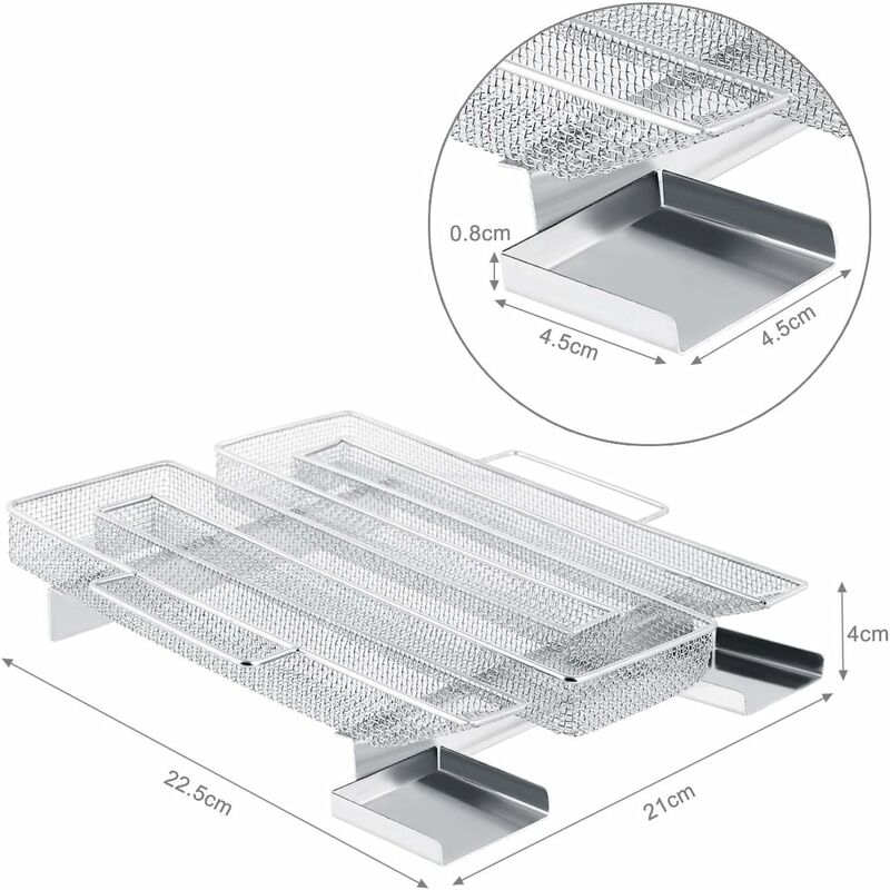 Générateur de fumée froide avec poignée,Triomphe Générateur de fumée froide en acier inoxydable,Générateur de fumée froide de fumoir,pour barbecues,fu - 2