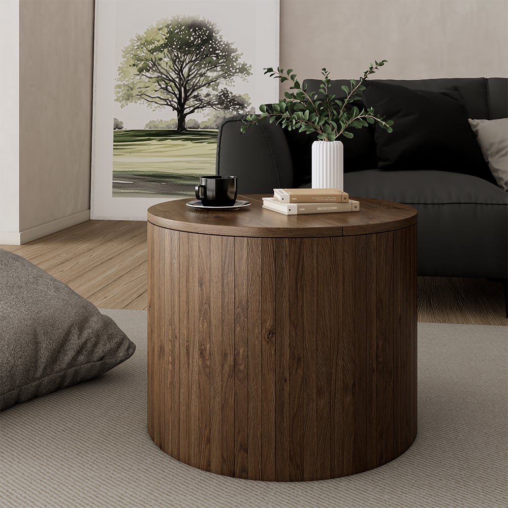 Vicco Stolik kawowy Tavilo, Orzech włoski, 48 x 48 cm - 3